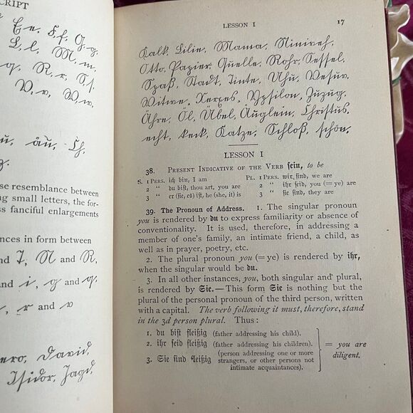 1904 Antique Book: A Brief German Course by Kayser and Monteser - Picture 5 of 12